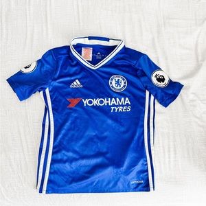 Adidas Diego Costa Chelsea 2016 2017 Football Shirt Soccer Jersey Kids S